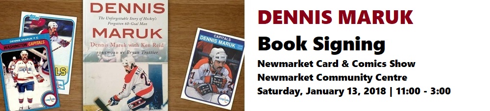 Dennis Maruk Book Signing at the Newmarket Card & Comics Show